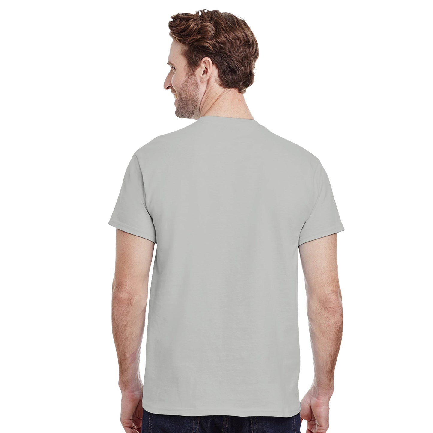 Heavyweight T-Shirt Humoured Father’s Day Ukulele Design Mock up Back