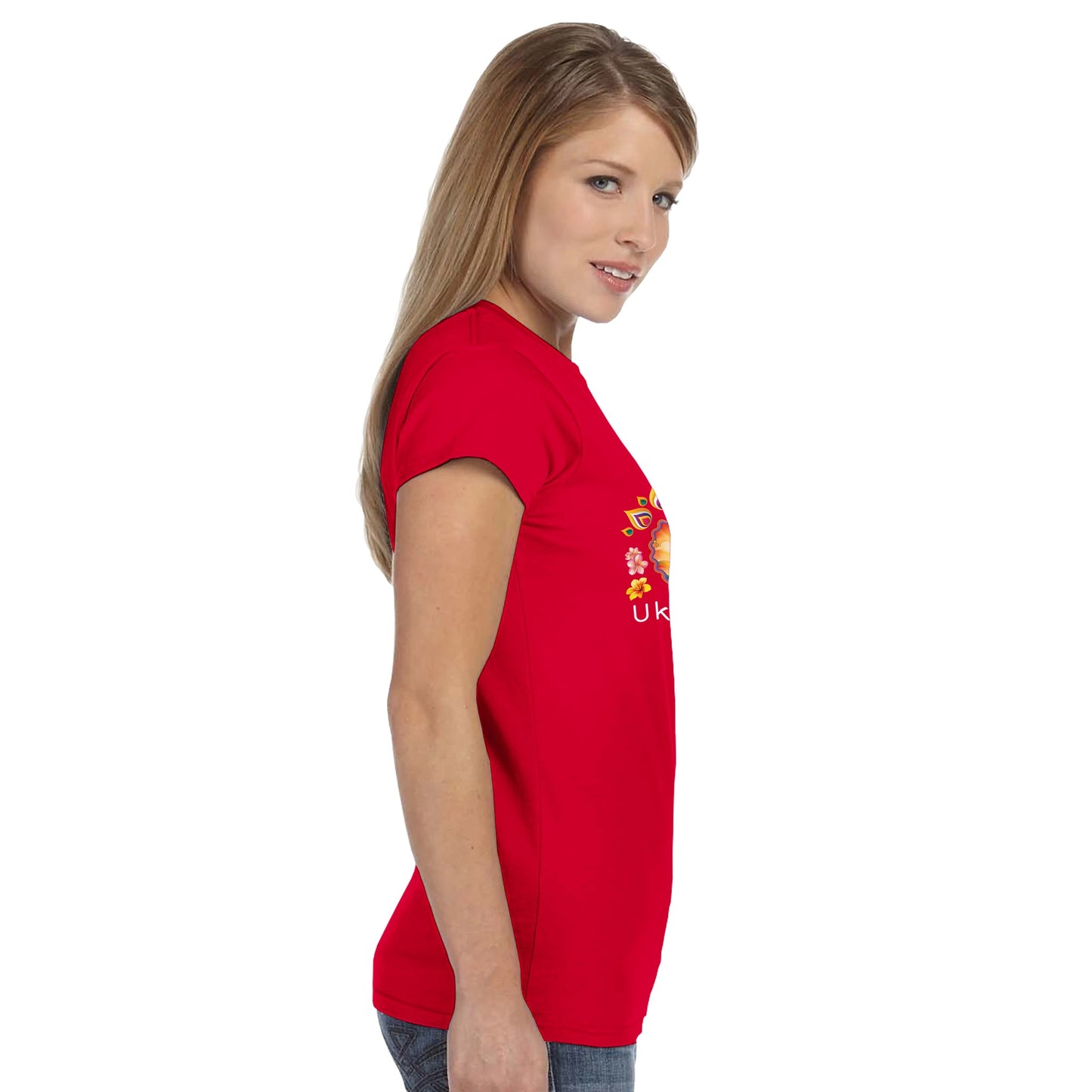 Women’s-sunset-ukulele-tshirt-3-side
