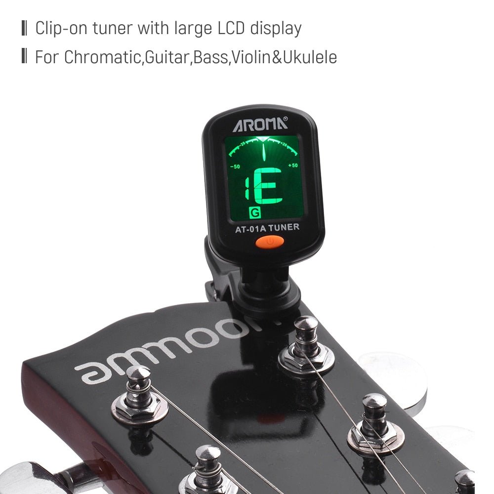 AROMA Digital Guitar Tuner - Uke Tastic