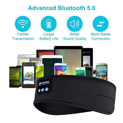 Bluetooth Sleep/Sports Headband with Built-in Headphones - Uke Tastic