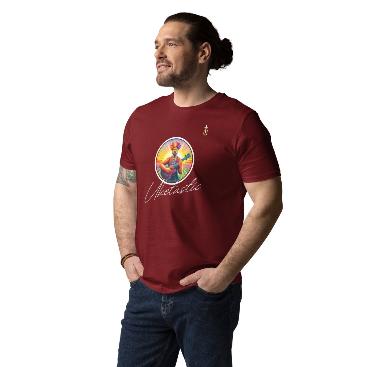 Chief Uke Unisex organic cotton t-shirt - Uke Tastic