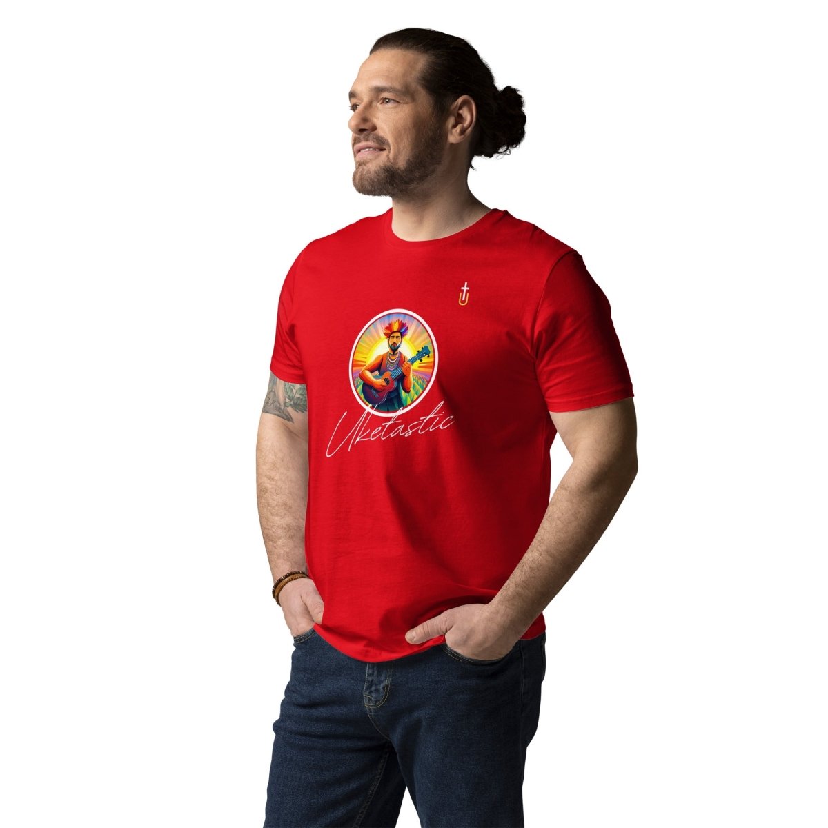 Chief Uke Unisex organic cotton t-shirt - Uke Tastic