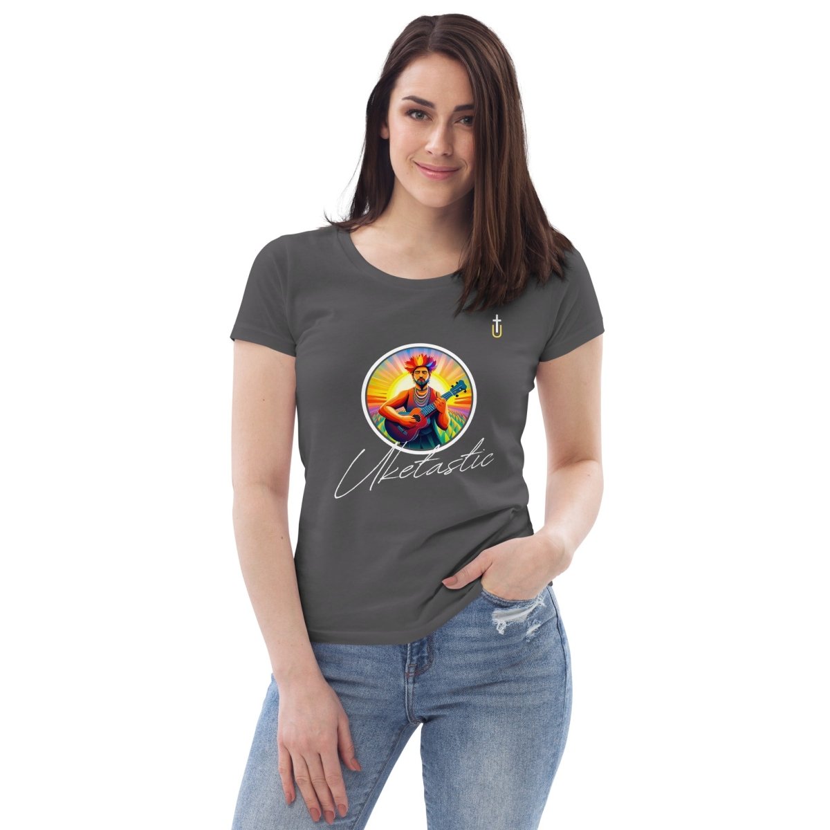 Chief Uke Women's fitted eco tee - Uke Tastic