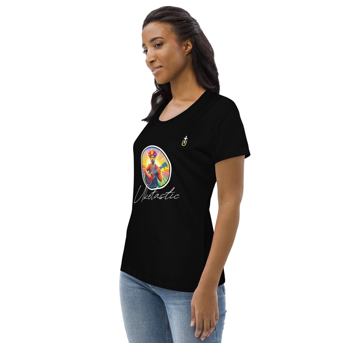 Chief Uke Women's fitted eco tee - Uke Tastic