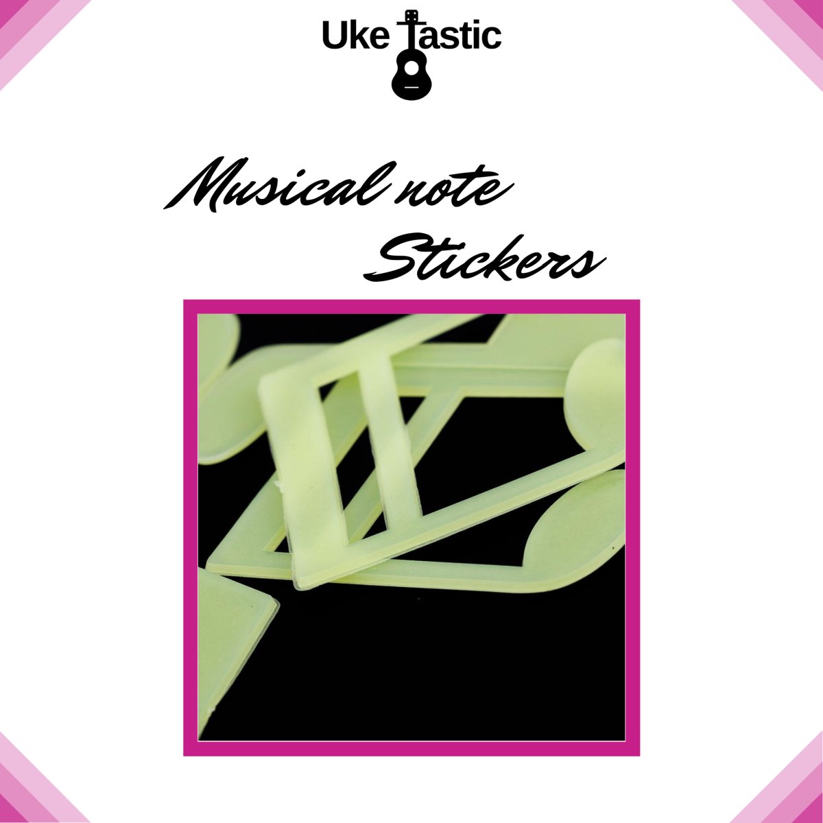 Musical Note Stickers - Uke Tastic
