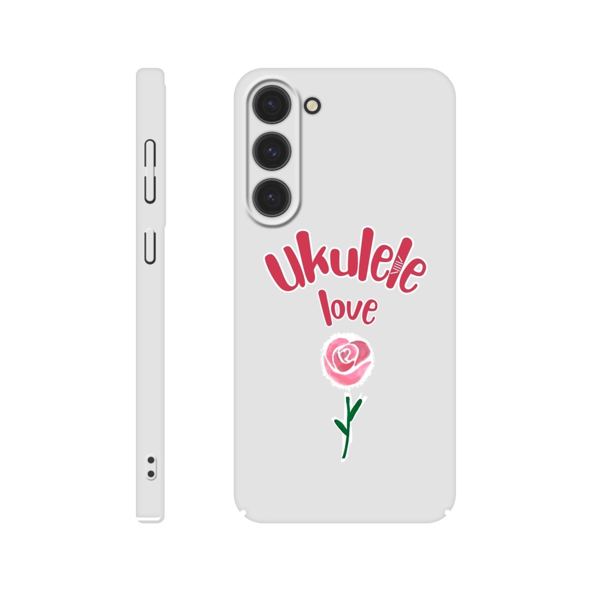 Slim 'Uke Rose' case - Uke Tastic - Samsung - Galaxy S23 Plus - Free Delivery - Uke Tastic