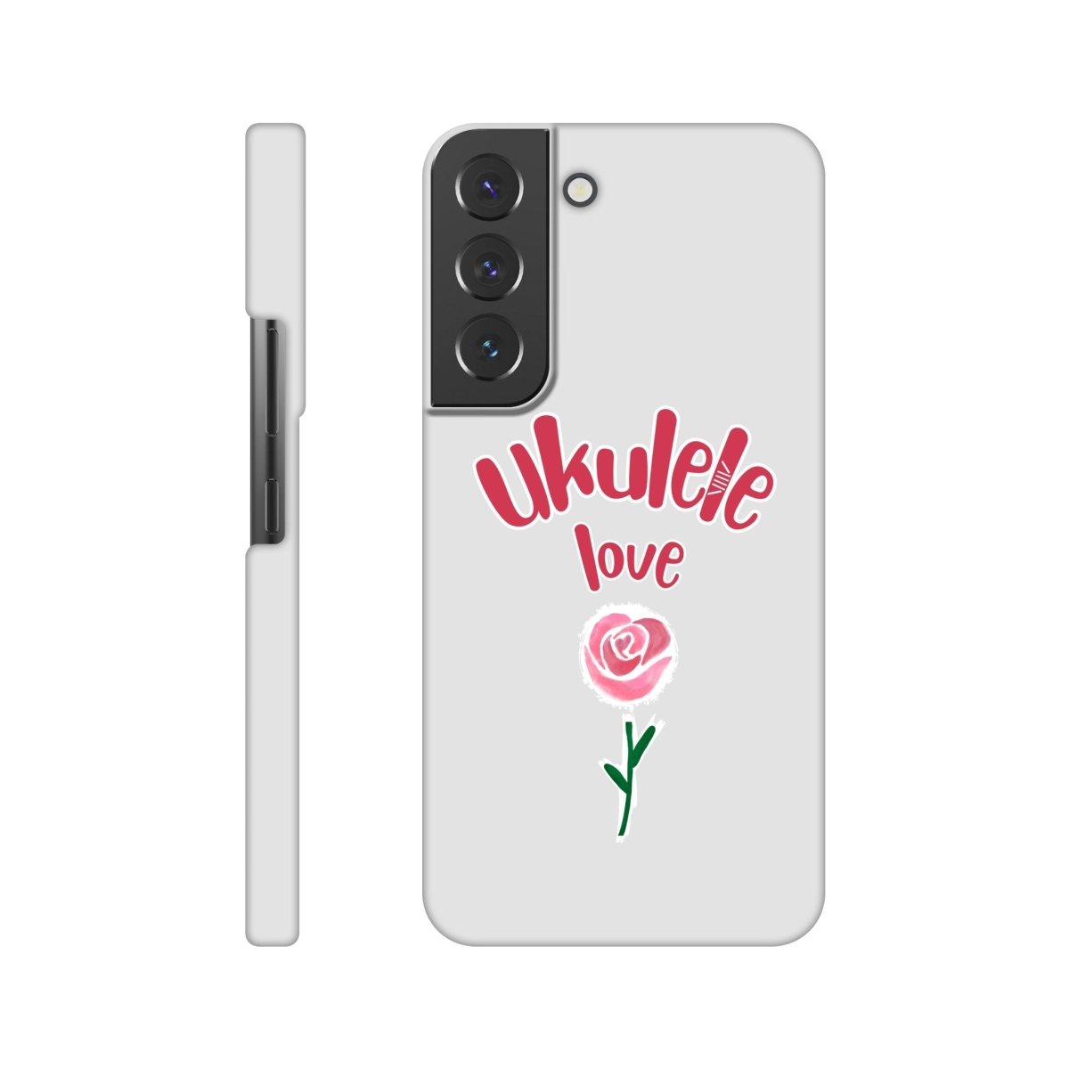 Slim 'Uke Rose' case - Uke Tastic - Samsung - Galaxy S22 - Free Delivery - Uke Tastic
