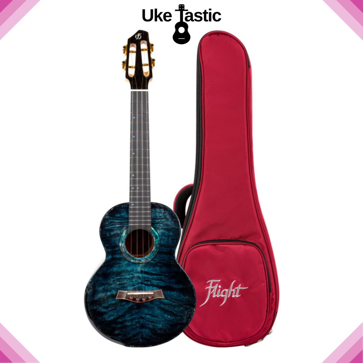 The Aqua Blue Uke (Tenor) - Uke Tastic