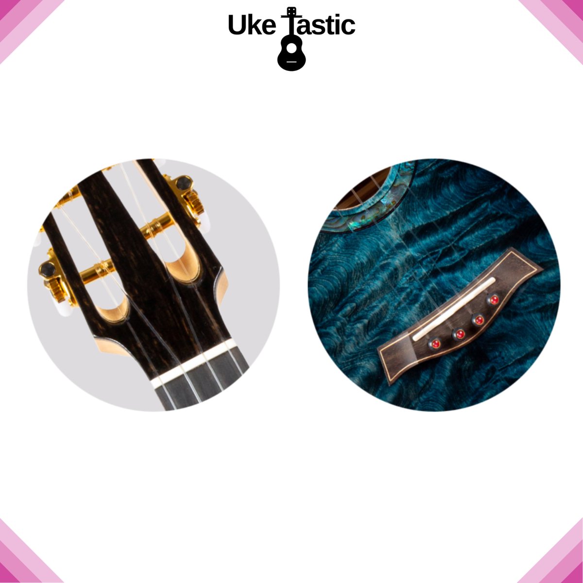 The Aqua Blue Uke (Tenor) - Uke Tastic