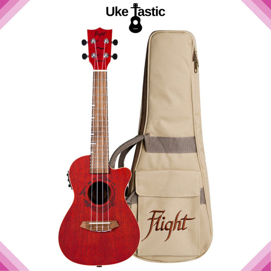 The Coral Red Uke (Concert) - Uke Tastic