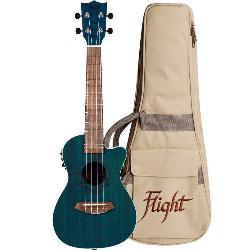 The Topaz Blue Uke (Concert) - Uke Tastic