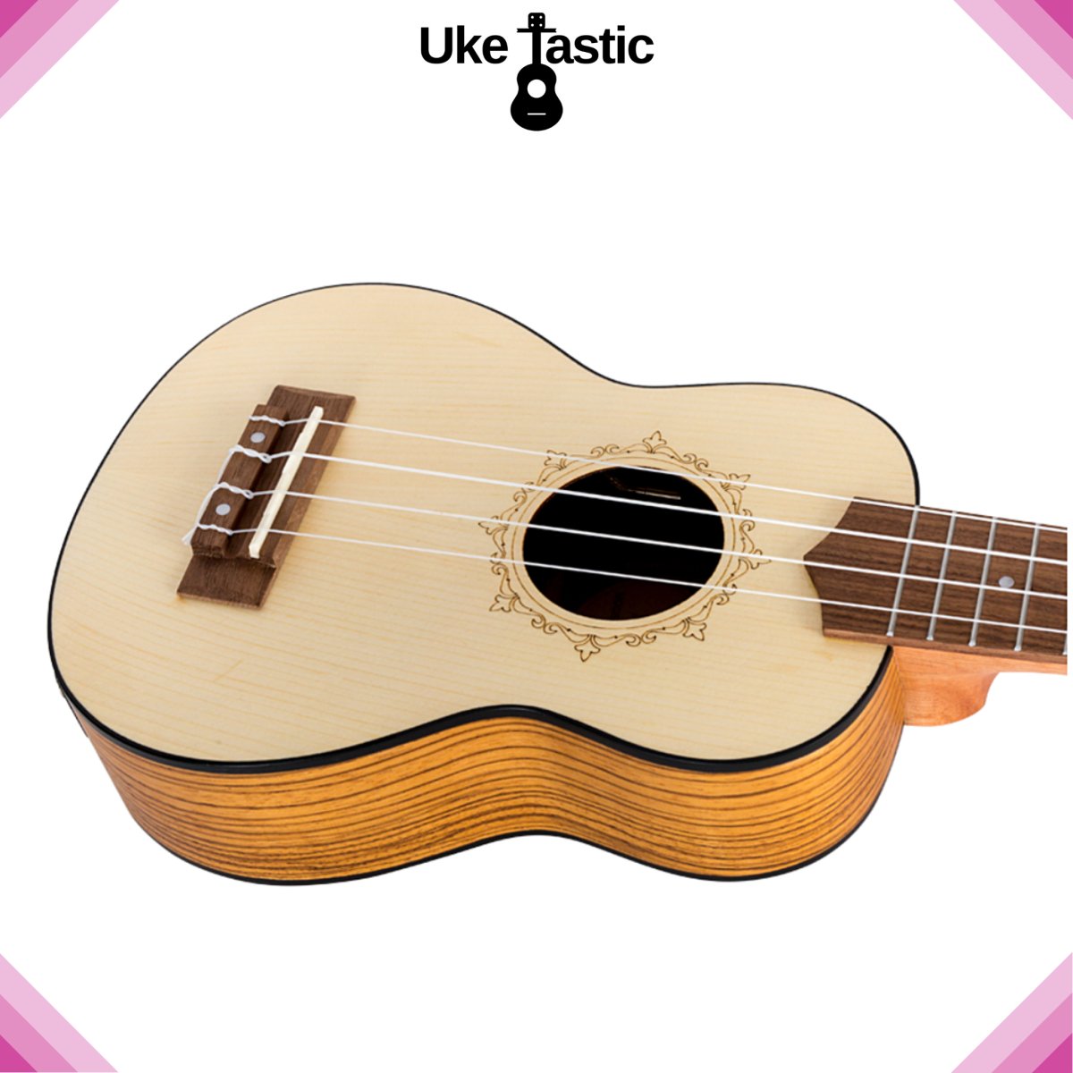 The Zebra Top Uke (Soprano) - Uke Tastic