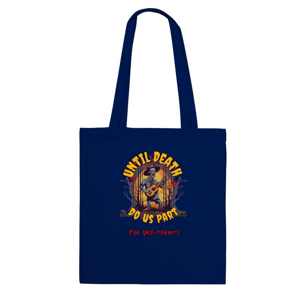 UDDUP Uke-ternity - Classic Tote Bag - Uke Tastic - Navy - Free Delivery - Uke Tastic