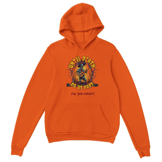 UDDUP Uke-ternity - Classic Unisex Pullover Hoodie - Uke Tastic - Orange - Free Delivery - Uke Tastic