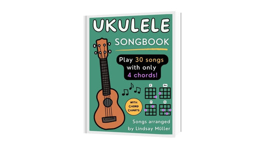 33 Songs for Ukulele that use 4 Chords: C, F, Am + G - Uke Tastic