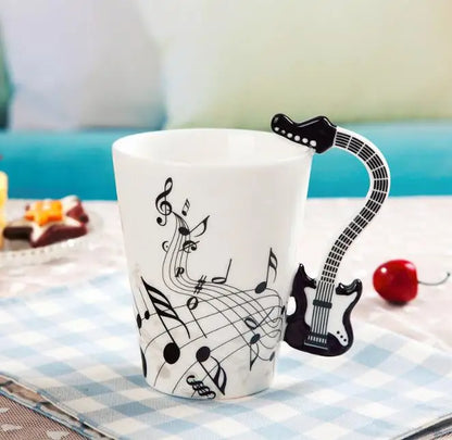 Music Themed Ceramic Mug with Handle Coffee/Tea/Novelty Gifts