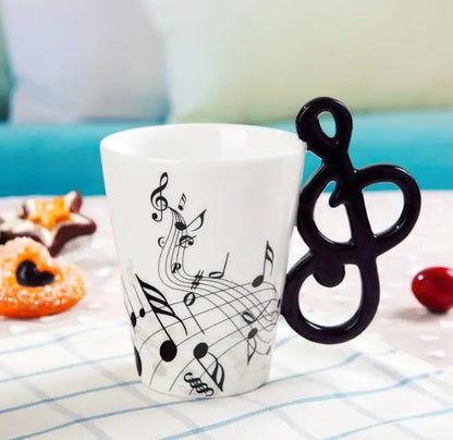 Music Themed Ceramic Mug with Handle Coffee/Tea/Novelty Gifts