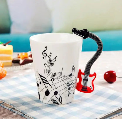 Music Themed Ceramic Mug with Handle Coffee/Tea/Novelty Gifts