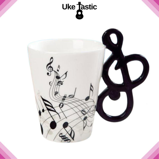 Music Themed Ceramic Mug with Handle Coffee/Tea/Novelty Gifts
