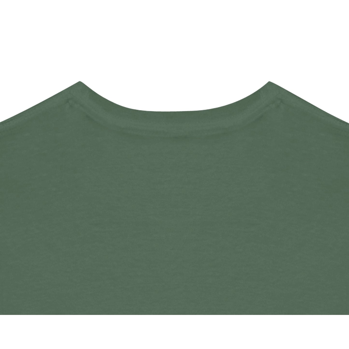 Tiki Green Ukulele T-shirt Back collar