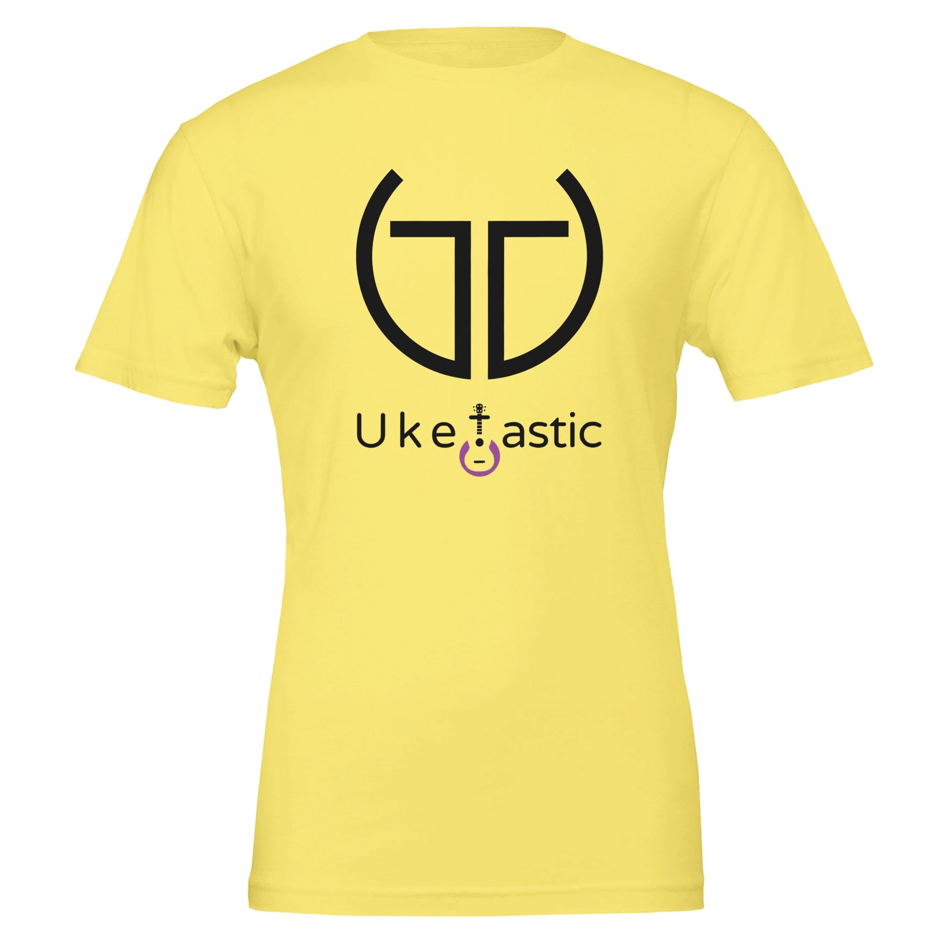 Uke Tastic Premier Tribal Ukulele T-Shirt Yellow