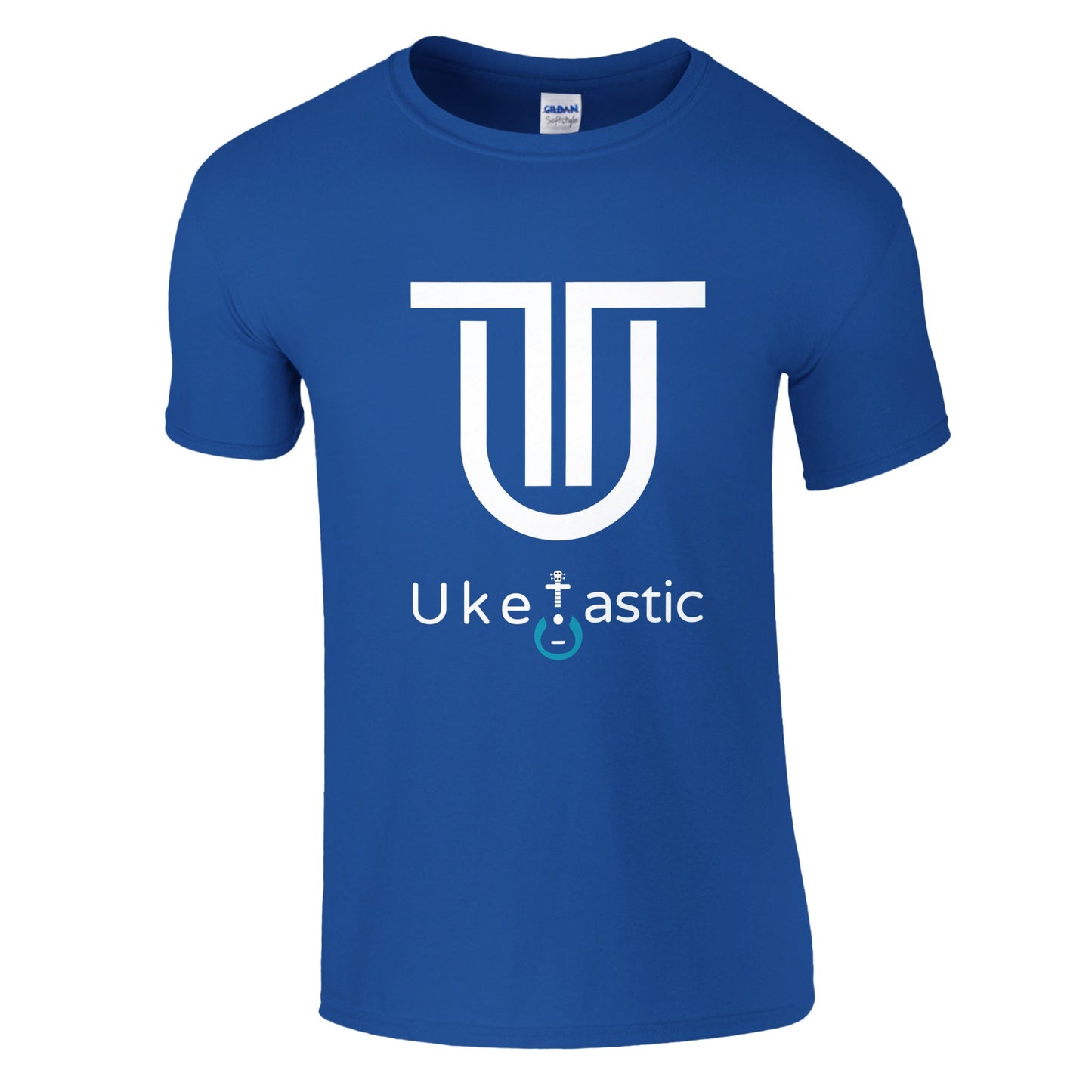 Uke Tastic Tribal Ukulele T-Shirt Front Blue 5