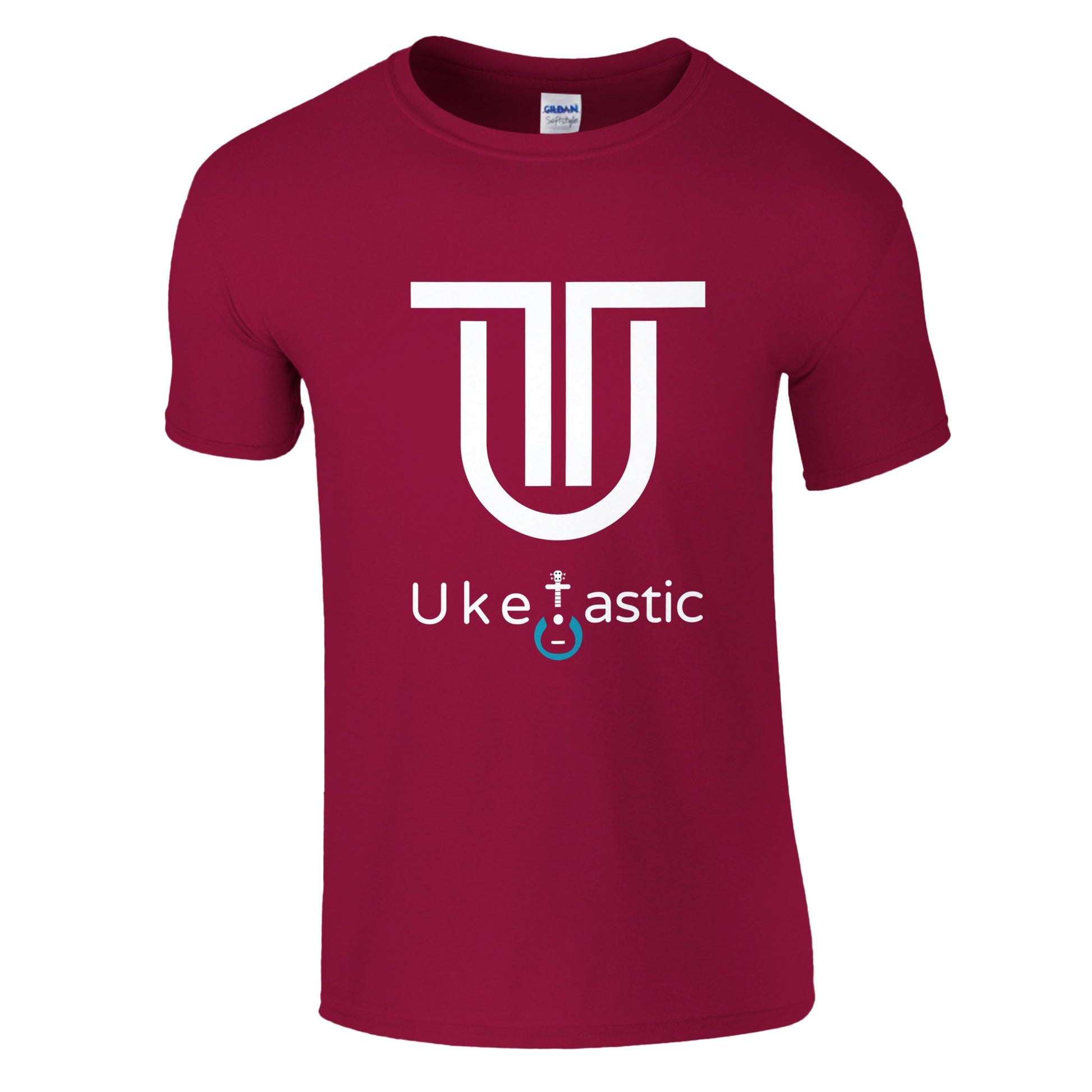 Uke Tastic Tribal Ukulele T-Shirt Front Red 3