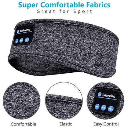 Bluetooth Sleep/Sports Headband with Built-in Headphones - Uke Tastic