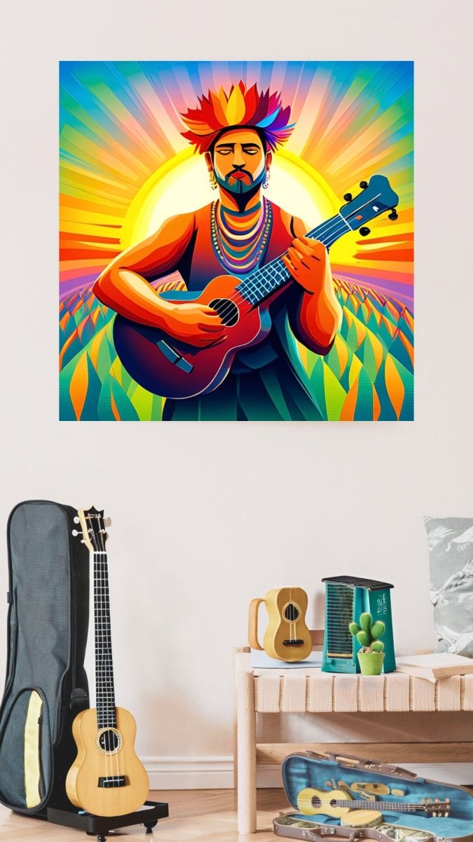 ‘Chief Uke’ Wall Canvas - Uke Tastic