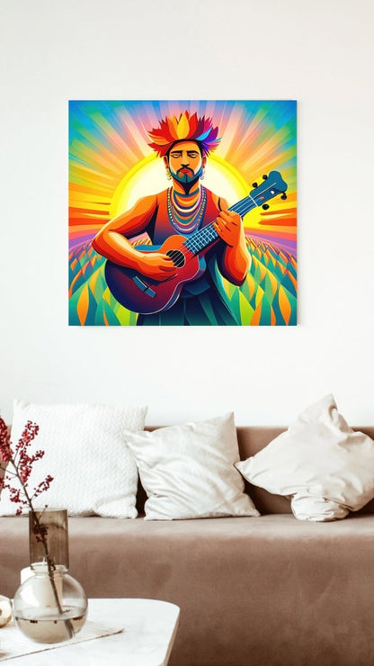 ‘Chief Uke’ Wall Canvas - Uke Tastic