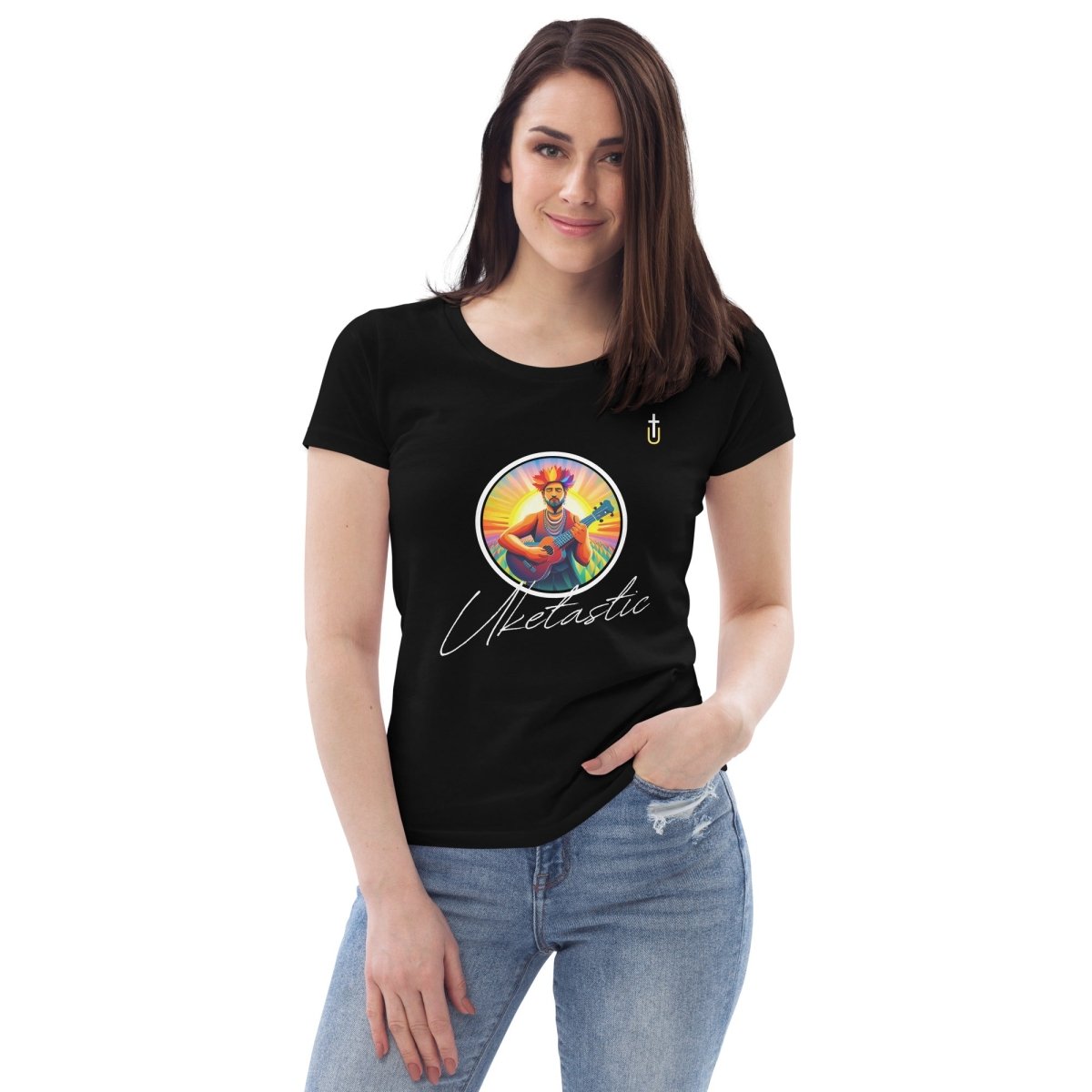 Chief Uke Women's fitted eco tee - Uke Tastic