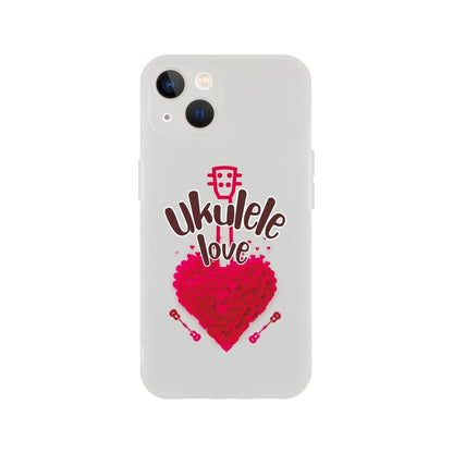 Flexi 'Uke Love' case - Uke Tastic - Apple - iPhone 13 - Free Delivery - Uke Tastic