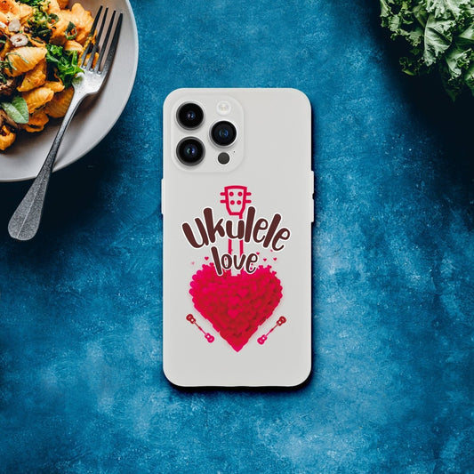 Flexi 'Uke Love' case - Uke Tastic - Apple - iPhone 13 - Free Delivery - Uke Tastic
