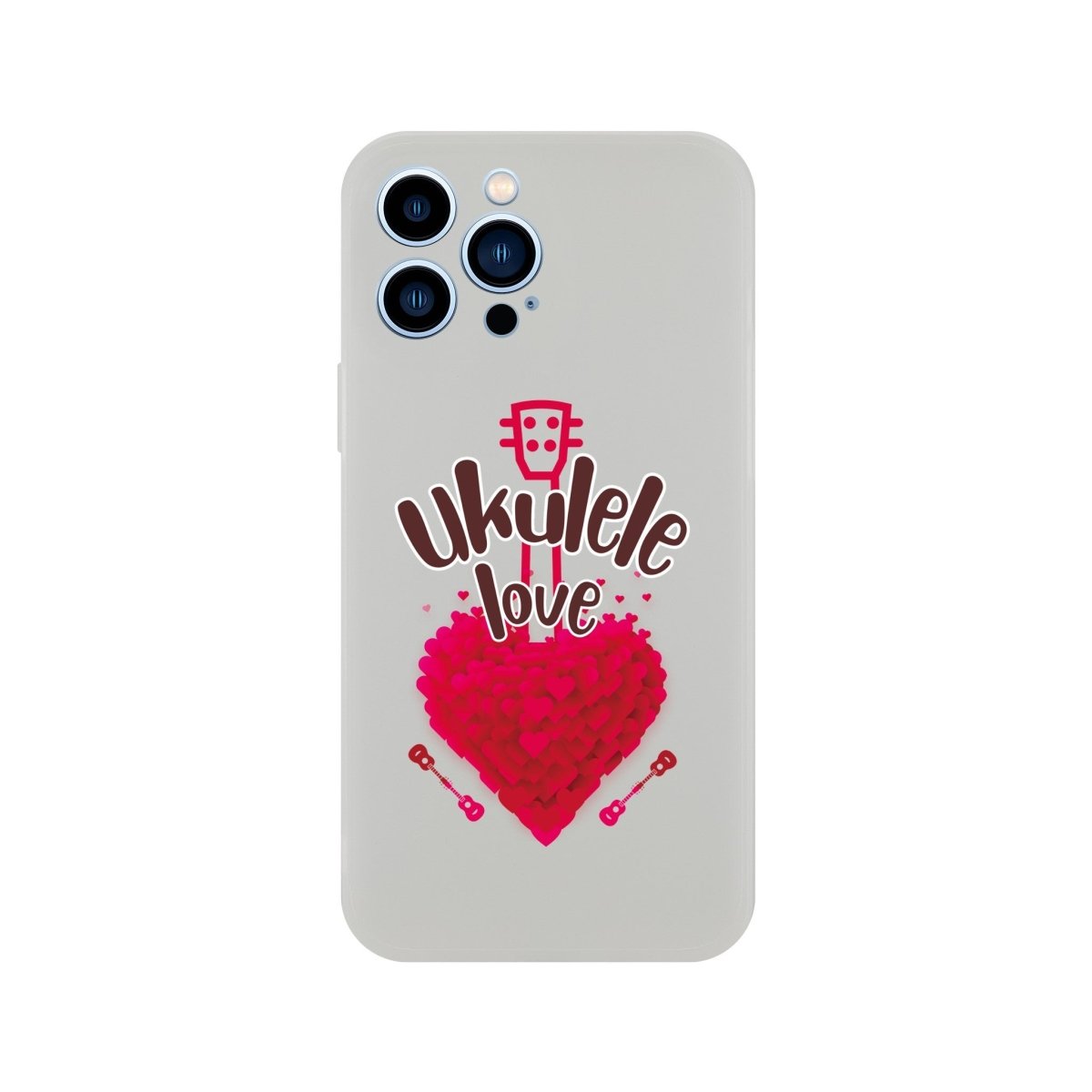 Flexi 'Uke Love' case - Uke Tastic - Apple - iPhone 13 Pro Max - Free Delivery - Uke Tastic