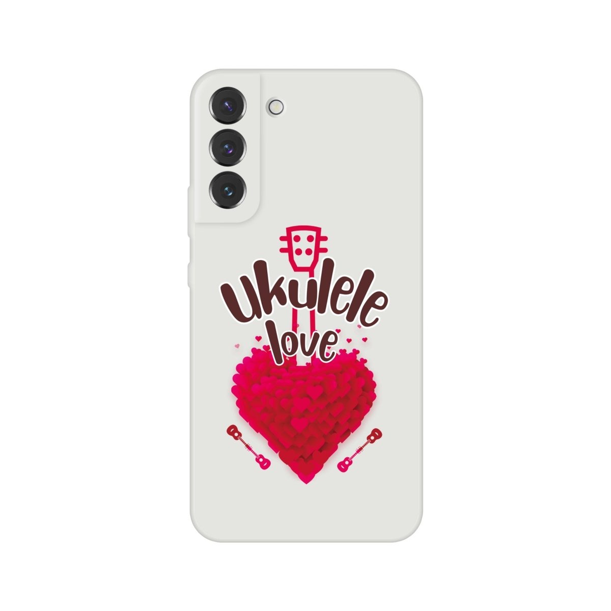 Flexi 'Uke Love' case - Uke Tastic - Samsung - Galaxy S22 Plus - Free Delivery - Uke Tastic