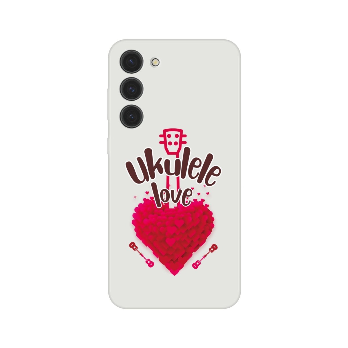 Flexi 'Uke Love' case - Uke Tastic - Samsung - Galaxy S23 Plus - Free Delivery - Uke Tastic