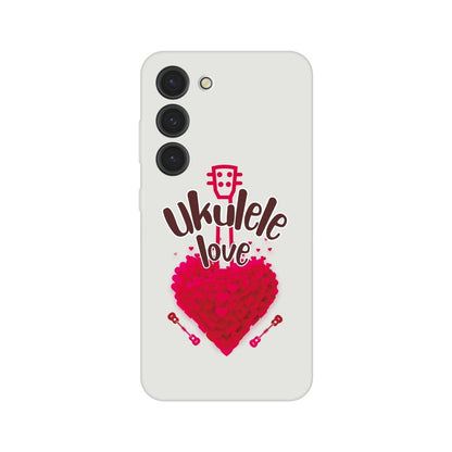 Flexi 'Uke Love' case - Uke Tastic - Samsung - Galaxy S23 - Free Delivery - Uke Tastic