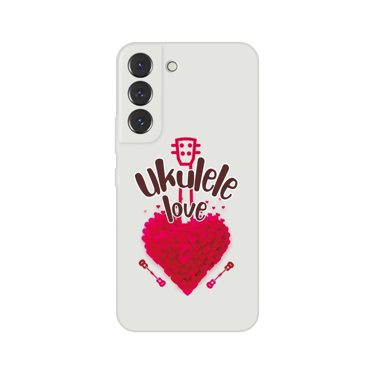 Flexi 'Uke Love' case - Uke Tastic - Samsung - Galaxy S22 - Free Delivery - Uke Tastic