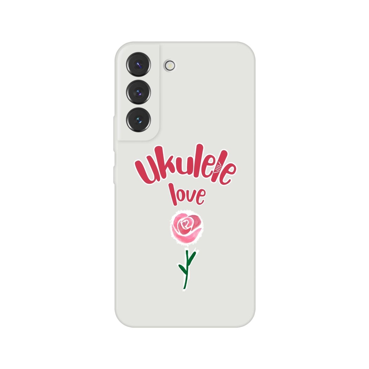 Flexi 'Uke Rose' case - Uke Tastic - Samsung - Galaxy S22 - Free Delivery - Uke Tastic