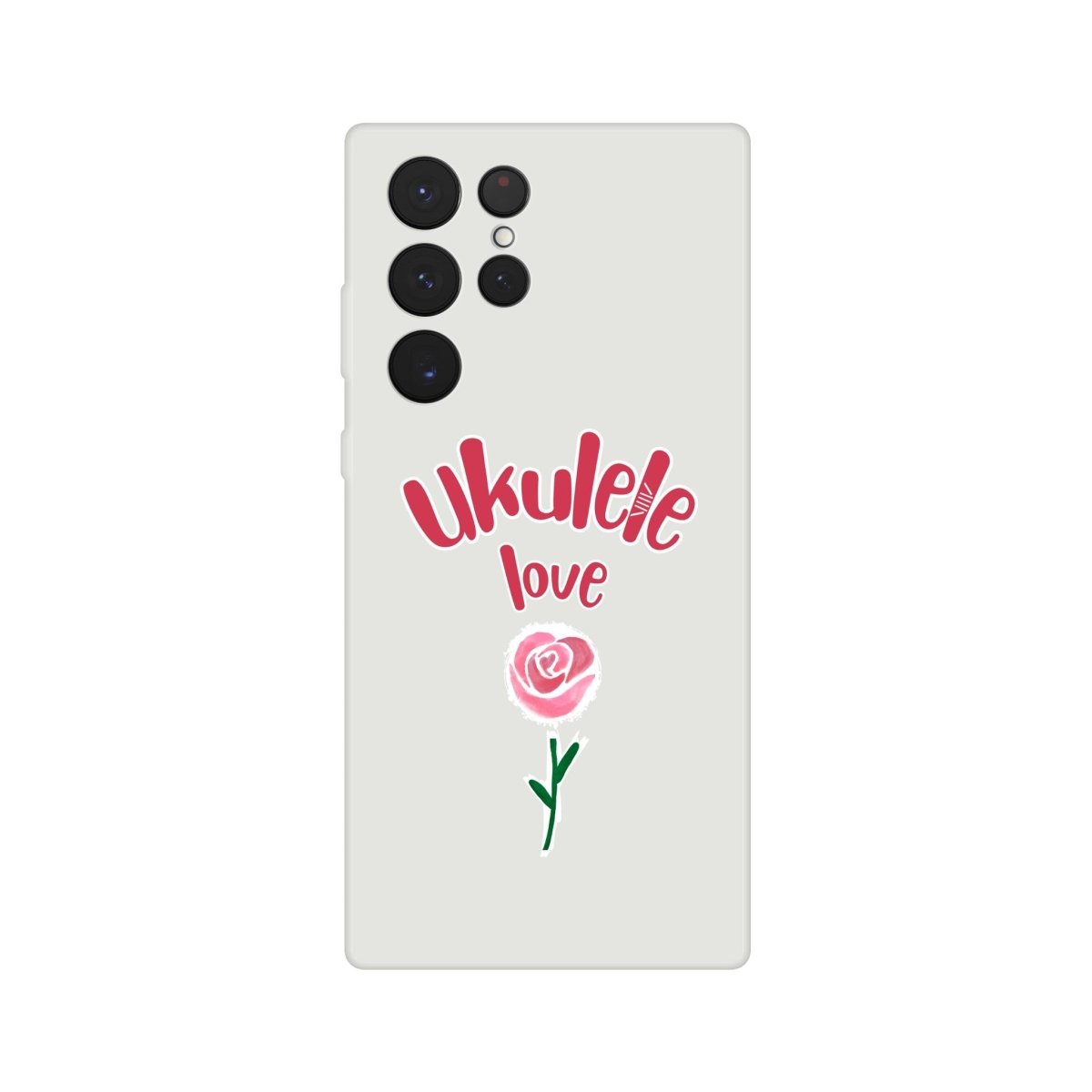 Flexi 'Uke Rose' case - Uke Tastic - Samsung - Galaxy S22 Ultra - Free Delivery - Uke Tastic