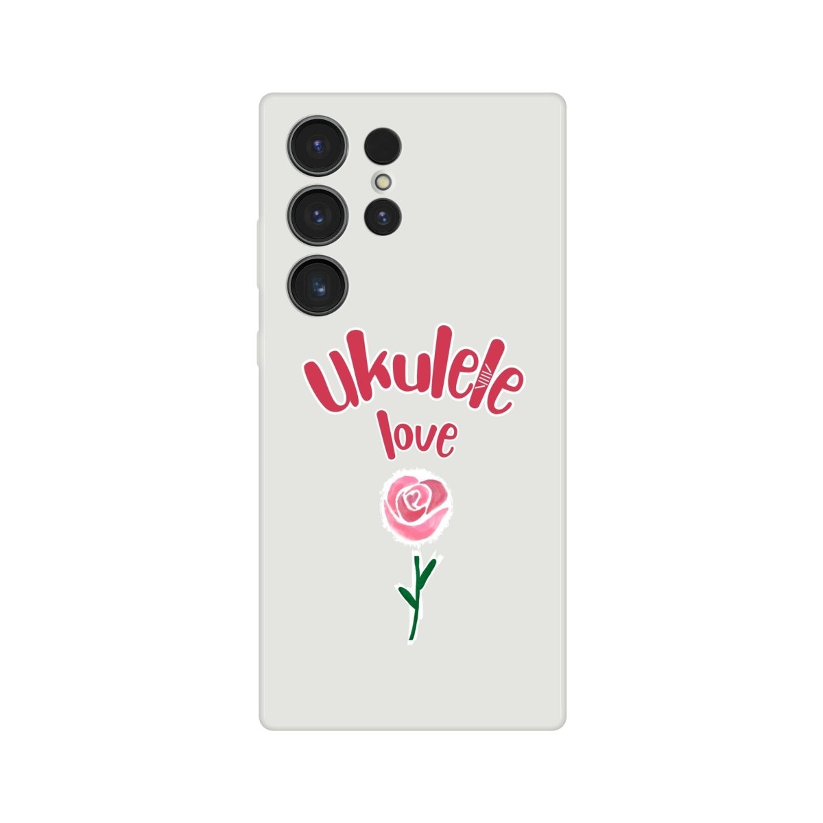 Flexi 'Uke Rose' case - Uke Tastic - Samsung - Galaxy S23 Ultra - Free Delivery - Uke Tastic