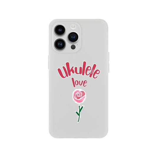 Flexi 'Uke Rose' case - Uke Tastic - Apple - iPhone 14 Pro Max - Free Delivery - Uke Tastic