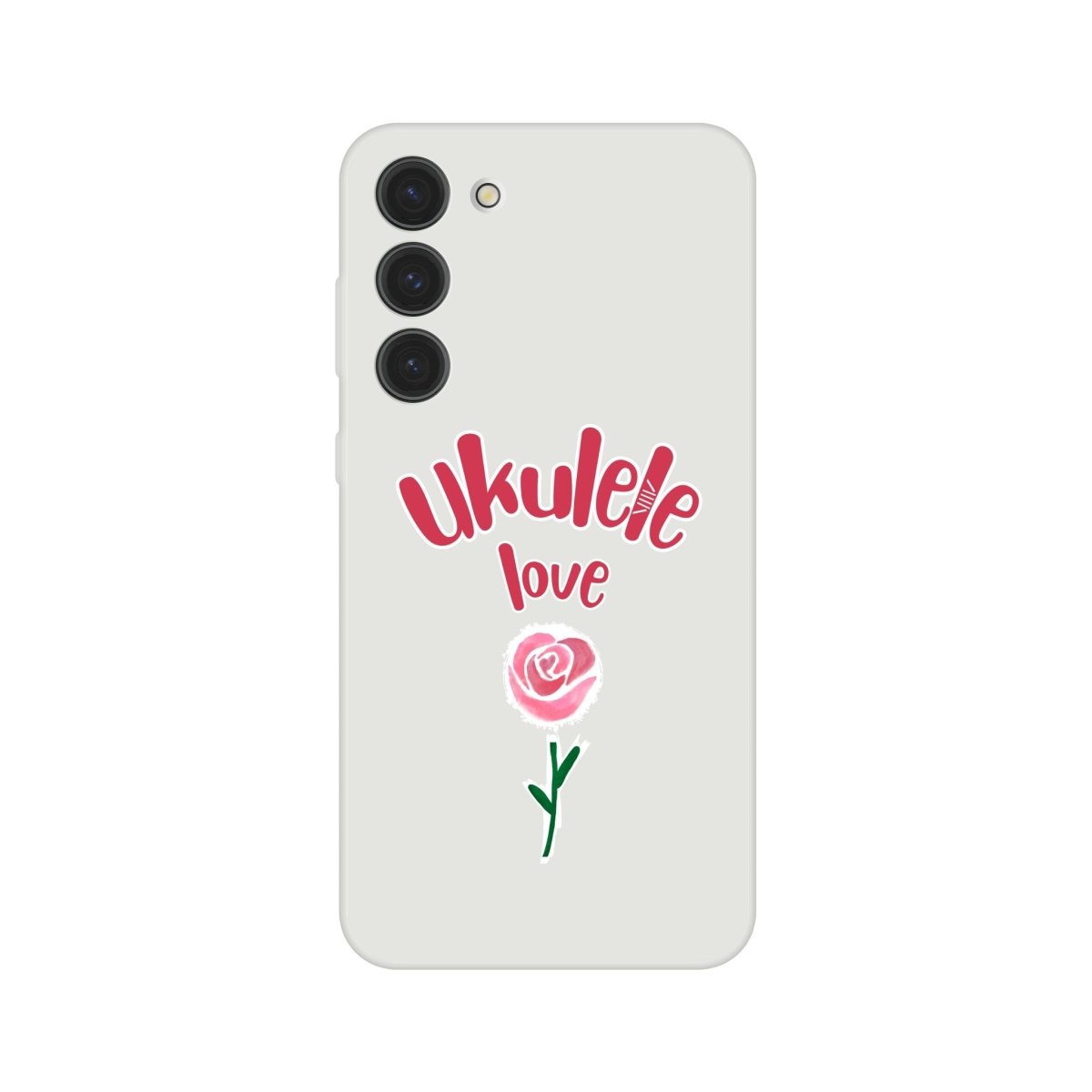 Flexi 'Uke Rose' case - Uke Tastic - Samsung - Galaxy S23 Plus - Free Delivery - Uke Tastic