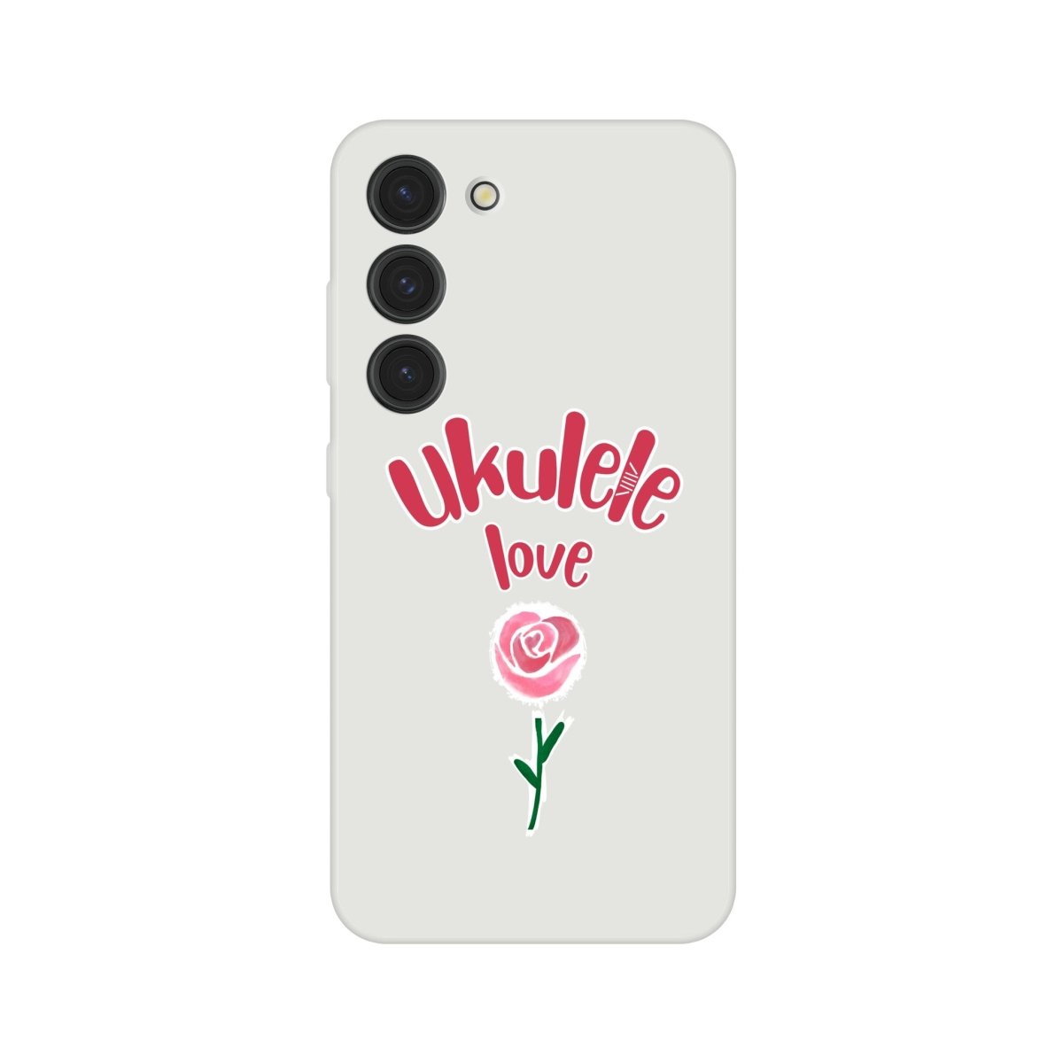 Flexi 'Uke Rose' case - Uke Tastic - Samsung - Galaxy S23 - Free Delivery - Uke Tastic
