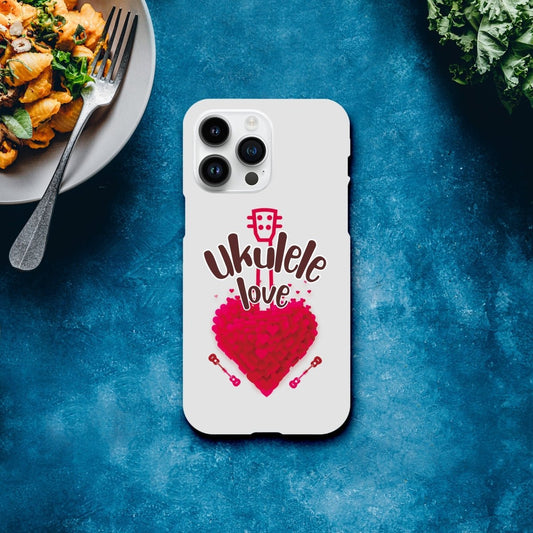 Slim 'Uke Love' case - Uke Tastic - Apple - iPhone 13 - Free Delivery - Uke Tastic