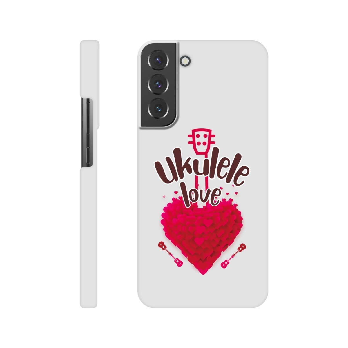 Slim 'Uke Love' case - Uke Tastic - Samsung - Galaxy S22 Plus - Free Delivery - Uke Tastic