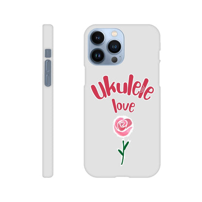 Slim 'Uke Rose' case - Uke Tastic - Apple - iPhone 13 Pro Max - Free Delivery - Uke Tastic