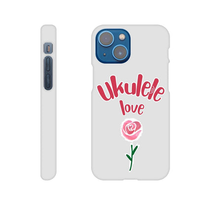 Slim 'Uke Rose' case - Uke Tastic - Apple - iPhone 13 Mini - Free Delivery - Uke Tastic