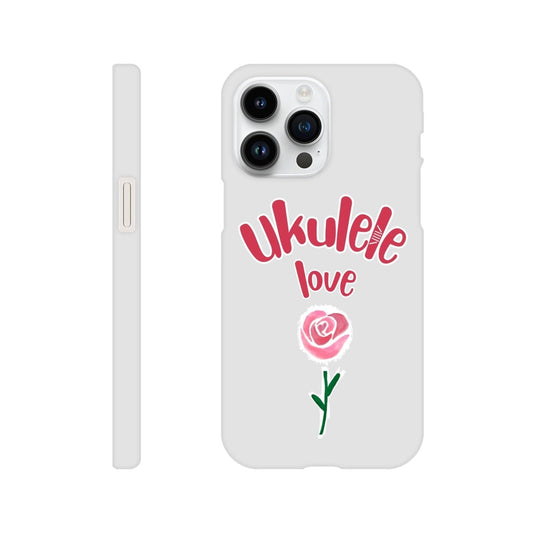 Slim 'Uke Rose' case - Uke Tastic - Apple - iPhone 14 Pro Max - Free Delivery - Uke Tastic