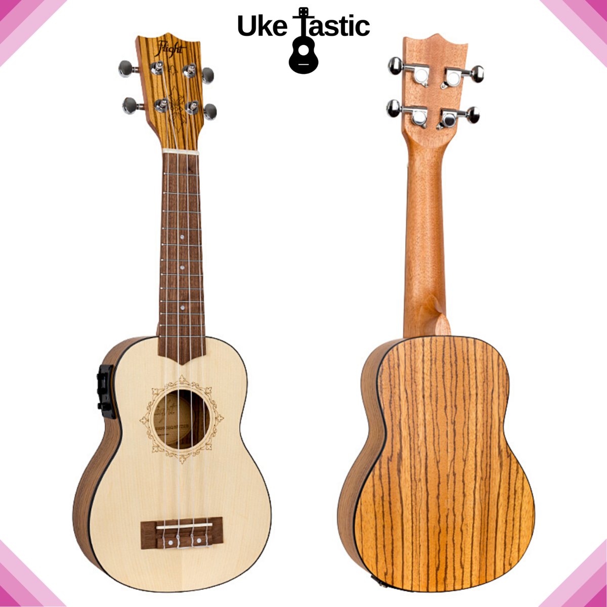 The Zebra Top Uke (Soprano) - Uke Tastic